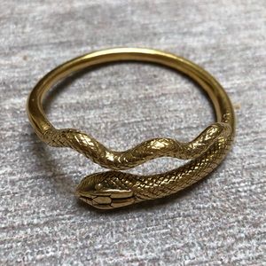 Gold Snake Bracelet - Barely Worn!